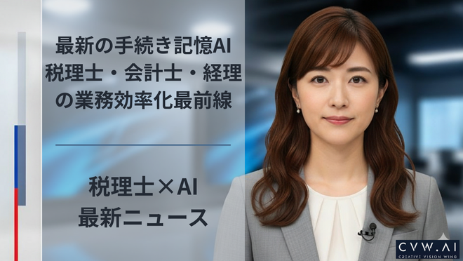 最新の手続き記憶AI、税理士・会計士・経理担当の業務効率化最前線