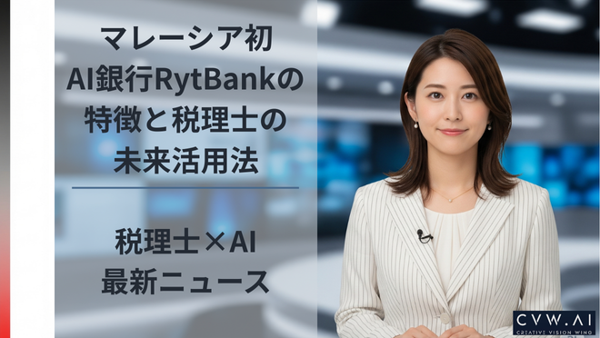 マレーシア初 AI銀行RytBankの特徴と税理士の 未来活用法