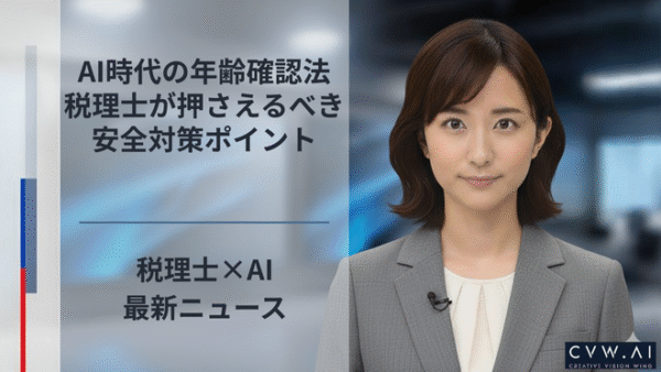 AI時代の年齢確認法、税理士が押さえるべき安全対策ポイント