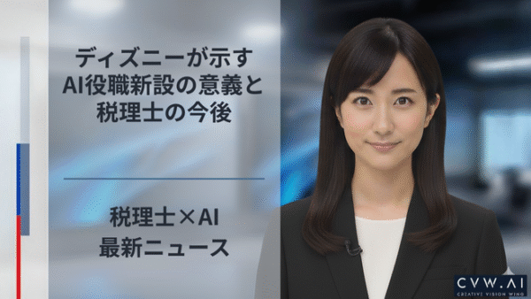 ディズニーが示すAI役職新設の意義と税理士の今後