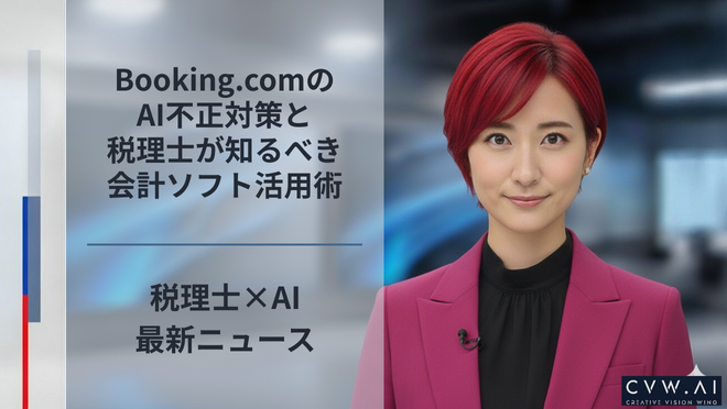 Booking.comのAI不正対策と税理士が知るべき会計ソフト活用術