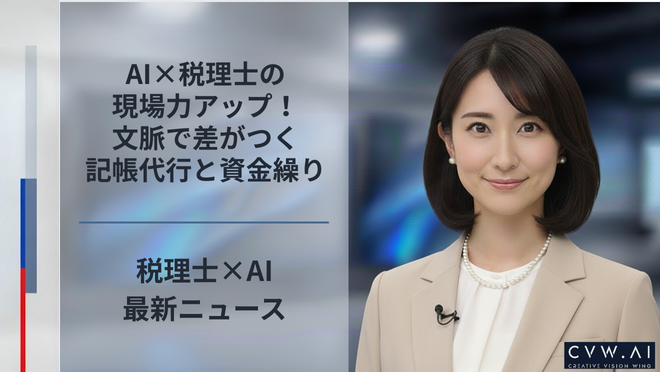 AI×税理士の現場力アップ！文脈で差がつく記帳代行と資金繰り