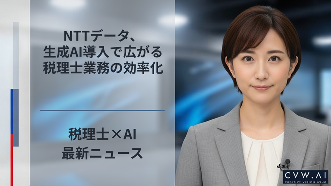 NTTデータ、生成AI導入で広がる税理士業務の効率化