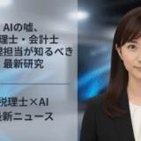 AIの嘘、税理士・会計士・経理担当が知るべき最新研究