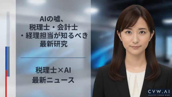 AIの嘘、税理士・会計士・経理担当が知るべき最新研究