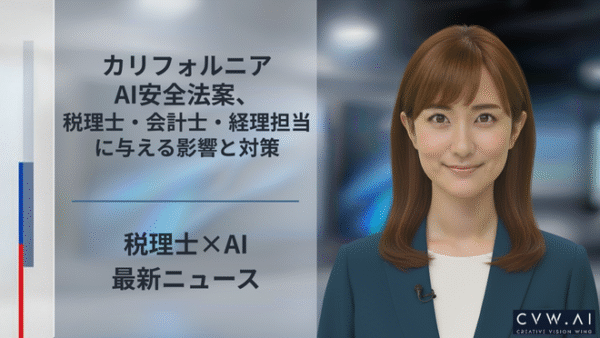 カリフォルニアAI安全法案、税理士・会計士・経理担当に与える影響と対策