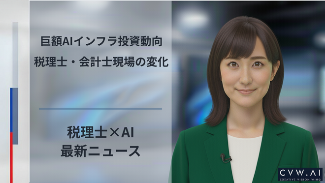 巨額AIインフラ投資動向、税理士・会計士現場の変化