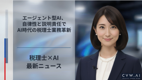 エージェント型AI、自律性と説明責任でAI時代の税理士業務革新