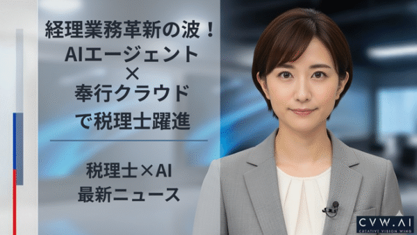 経理業務革新の波！AIエージェント×奉行クラウドで税理士躍進
