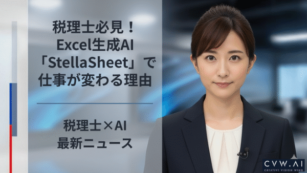 税理士必見！Excel生成AI「StellaSheet」で仕事が変わる理由