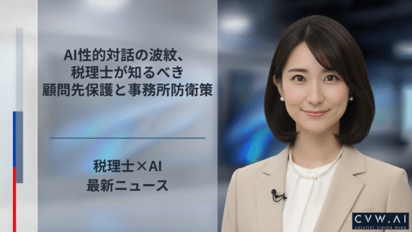 AI性的対話の波紋、税理士が知るべき顧問先保護と事務所防衛策