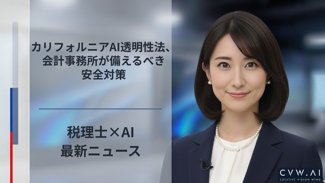 カリフォルニアAI透明性法、会計事務所が備えるべき安全対策