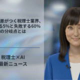 AI導入で差がつく税理士業界、成功する5%と失敗する60%の分岐点とは