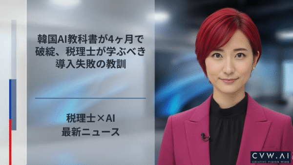 韓国AI教科書が4ヶ月で破綻、税理士が学ぶべき導入失敗の教訓