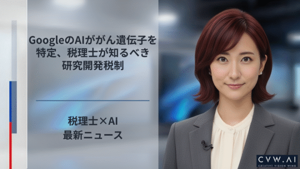 GoogleのAIががん遺伝子を特定、税理士が知るべき研究開発税制
