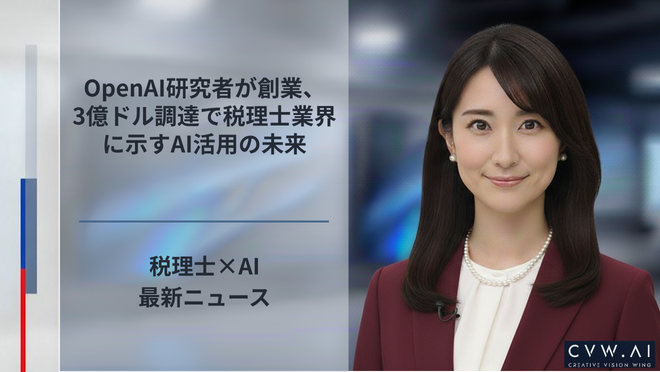OpenAI研究者が創業、3億ドル調達で税理士業界に示すAI活用の未来