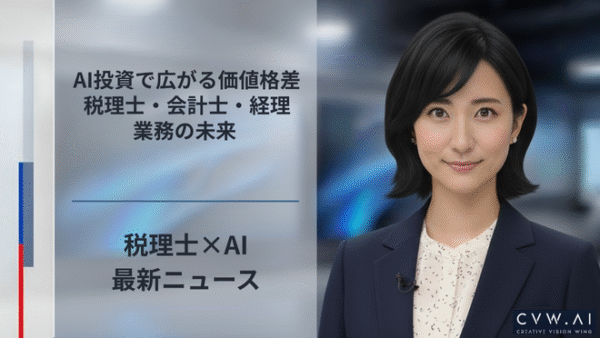 AI投資で広がる価値格差、税理士・会計士・経理業務の未来