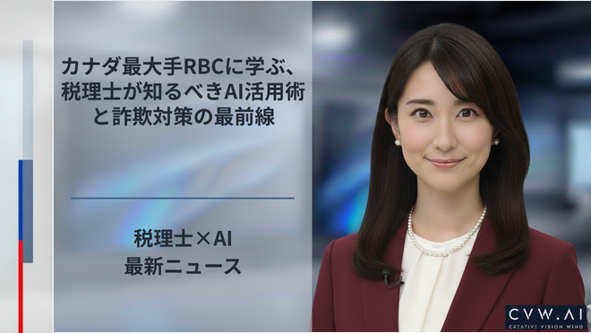 カナダ最大手RBCに学ぶ、税理士が知るべきAI活用術と詐欺対策の最前線