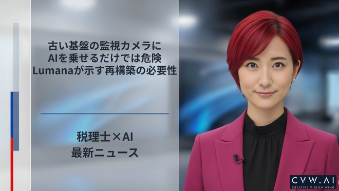 古い基盤の監視カメラにAIを乗せるだけでは危険Lumanaが示す再構築の必要性