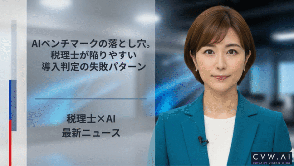 AIベンチマークの落とし穴。税理士が陥りやすい導入判定の失敗パターン