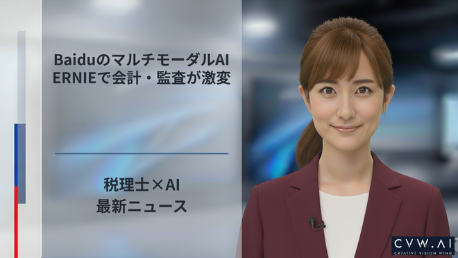 BaiduのマルチモーダルAI、ERNIEで会計・監査が激変