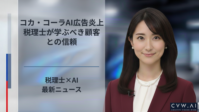 コカ・コーラAI広告炎上、税理士が学ぶべき顧客との信頼