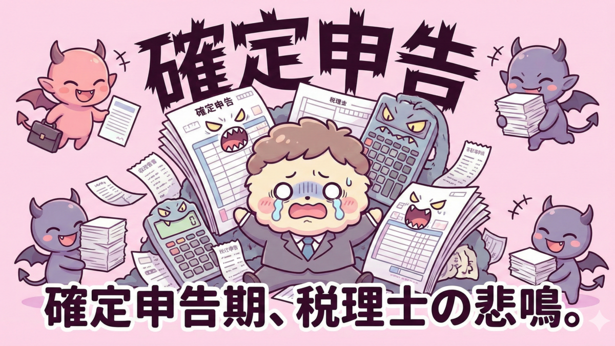確定申告期の残業地獄、極限のプレッシャー、顧客ハラスメントがもたらすメンタル危機