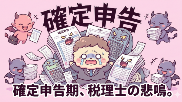 確定申告期の残業地獄、極限のプレッシャー、顧客ハラスメントがもたらすメンタル危機