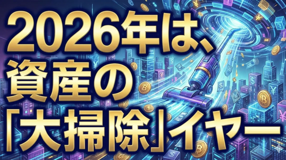 2026年は、資産の「大掃除」イヤー