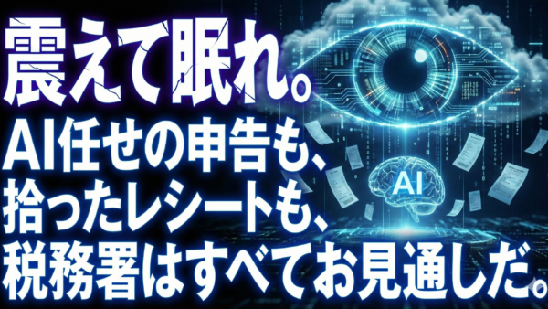 確定申告のAI活用とAmazon配送員レシート不正、税理士が解説するリスクと実態